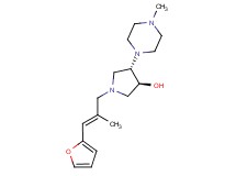 (3S*,4S*)-1-[(2E)-3-(2-furyl)-2-methylprop-2-en-1-yl]-4-(4-methylpiperazin-1-yl)pyrrolidin-3-ol