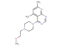 4-[4-(2-methoxyethyl)piperazin-1-yl]-5,7-dimethylpyrido[2,3-d]pyrimidine