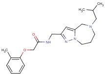 N-[(5-isobutyl-5,6,7,8-tetrahydro-4H-pyrazolo[1,5-a][1,4]diazepin-2-yl)methyl]-2-(2-methylphenoxy)acetamide