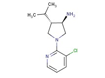 rel-(3R,4S)-1-(3-chloro-2-pyridinyl)-4-isopropyl-3-pyrrolidinamine dihydrochloride