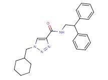 1-(cyclohexylmethyl)-N-(2,2-diphenylethyl)-1H-1,2,3-triazole-4-carboxamide