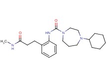 4-cyclohexyl-N-{2-[3-(methylamino)-3-oxopropyl]phenyl}-1,4-diazepane-1-carboxamide