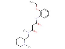 N'-(2-ethoxyphenyl)-N-methyl-N-[(1-methylpiperidin-2-yl)methyl]malonamide