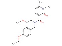 N-(4-ethoxybenzyl)-N-(2-methoxyethyl)-1,6-dimethyl-2-oxo-1,2-dihydropyridine-3-carboxamide