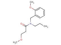 3-methoxy-N-(2-methoxybenzyl)-N-propylpropanamide