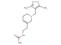 N-(2-{1-[(3,5-dimethylisoxazol-4-yl)methyl]-1,2,5,6-tetrahydropyridin-3-yl}ethyl)acetamide