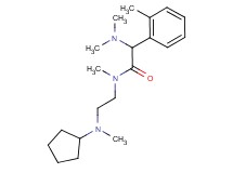 N-{2-[cyclopentyl(methyl)amino]ethyl}-2-(dimethylamino)-N-methyl-2-(2-methylphenyl)acetamide