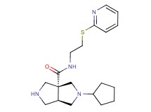 (3aR*,6aR*)-2-cyclopentyl-N-[2-(pyridin-2-ylthio)ethyl]hexahydropyrrolo[3,4-c]pyrrole-3a(1H)-carboxamide