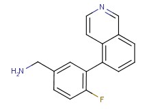 (4-fluoro-3-isoquinolin-5-ylbenzyl)amine
