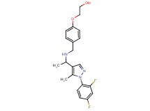 2-{4-[({1-[1-(2,4-difluorophenyl)-5-methyl-1H-pyrazol-4-yl]ethyl}amino)methyl]phenoxy}ethanol