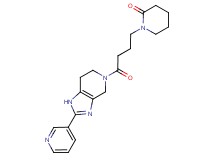 1-[4-oxo-4-(2-pyridin-3-yl-1,4,6,7-tetrahydro-5H-imidazo[4,5-c]pyridin-5-yl)butyl]piperidin-2-one
