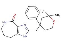 2-[(2,2-dimethyl-4-phenyltetrahydro-2H-pyran-4-yl)methyl]-5,6,7,8-tetrahydroimidazo[4,5-c]azepin-4(1H)-one