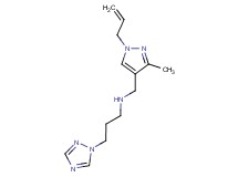 N-[(1-allyl-3-methyl-1H-pyrazol-4-yl)methyl]-3-(1H-1,2,4-triazol-1-yl)propan-1-amine