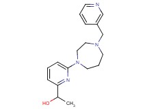 1-{6-[4-(3-pyridinylmethyl)-1,4-diazepan-1-yl]-2-pyridinyl}ethanol