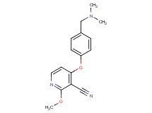 4-{4-[(dimethylamino)methyl]phenoxy}-2-methoxynicotinonitrile