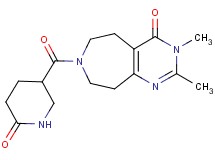 2,3-dimethyl-7-[(6-oxopiperidin-3-yl)carbonyl]-3,5,6,7,8,9-hexahydro-4H-pyrimido[4,5-d]azepin-4-one