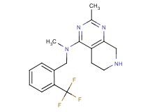 N,2-dimethyl-N-[2-(trifluoromethyl)benzyl]-5,6,7,8-tetrahydropyrido[3,4-d]pyrimidin-4-amine