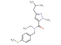 N-ethyl-3-isobutyl-1-methyl-N-[4-(methylthio)benzyl]-1H-pyrazole-5-carboxamide