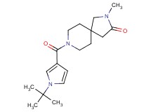 8-[(1-tert-butyl-1H-pyrrol-3-yl)carbonyl]-2-methyl-2,8-diazaspiro[4.5]decan-3-one