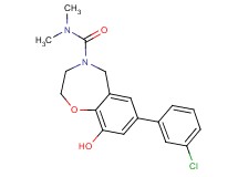7-(3-chlorophenyl)-9-hydroxy-N,N-dimethyl-2,3-dihydro-1,4-benzoxazepine-4(5H)-carboxamide