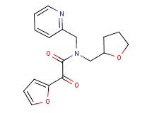 2-(2-furyl)-2-oxo-N-(pyridin-2-ylmethyl)-N-(tetrahydrofuran-2-ylmethyl)acetamide