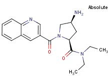 (2S,4S)-4-amino-N,N-diethyl-1-(quinolin-3-ylcarbonyl)pyrrolidine-2-carboxamide