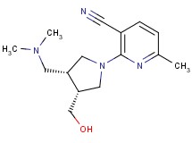 2-[(3R*,4R*)-3-[(dimethylamino)methyl]-4-(hydroxymethyl)pyrrolidin-1-yl]-6-methylnicotinonitrile