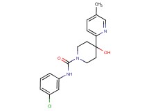 N-(3-chlorophenyl)-4-hydroxy-4-(5-methylpyridin-2-yl)piperidine-1-carboxamide