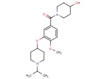 1-{3-[(1-isopropylpiperidin-4-yl)oxy]-4-methoxybenzoyl}piperidin-4-ol