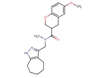N-(1,4,5,6,7,8-hexahydrocyclohepta[c]pyrazol-3-ylmethyl)-6-methoxy-N-methyl-3-chromanecarboxamide