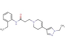 N-(2-ethylphenyl)-3-[4-(1-ethyl-1H-pyrazol-4-yl)-3,6-dihydropyridin-1(2H)-yl]propanamide