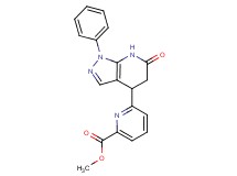 methyl 6-(6-oxo-1-phenyl-4,5,6,7-tetrahydro-1H-pyrazolo[3,4-b]pyridin-4-yl)pyridine-2-carboxylate
