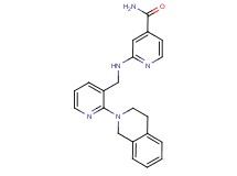 2-({[2-(3,4-dihydroisoquinolin-2(1H)-yl)pyridin-3-yl]methyl}amino)isonicotinamide