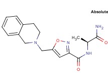 N-[(1S)-2-amino-1-methyl-2-oxoethyl]-5-(3,4-dihydroisoquinolin-2(1H)-ylmethyl)isoxazole-3-carboxamide