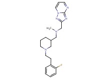 ({1-[2-(2-fluorophenyl)ethyl]piperidin-3-yl}methyl)methyl([1,2,4]triazolo[1,5-a]pyrimidin-2-ylmethyl)amine