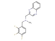 N-methyl-1-quinoxalin-2-yl-N-(2,3,4-trifluorobenzyl)methanamine