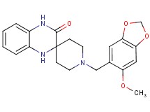 1-[(6-methoxy-1,3-benzodioxol-5-yl)methyl]-1',4'-dihydro-3'H-spiro[piperidine-4,2'-quinoxalin]-3'-one