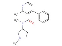N,2-dimethyl-N-(1-methylpyrrolidin-3-yl)-4-phenylnicotinamide