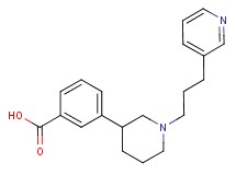 3-[1-(3-pyridin-3-ylpropyl)piperidin-3-yl]benzoic acid