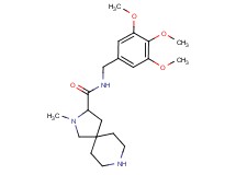 2-methyl-N-(3,4,5-trimethoxybenzyl)-2,8-diazaspiro[4.5]decane-3-carboxamide dihydrochloride