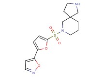 7-{[5-(5-isoxazolyl)-2-furyl]sulfonyl}-2,7-diazaspiro[4.5]decane hydrochloride