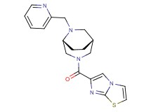 (1R*,5R*)-3-(imidazo[2,1-b][1,3]thiazol-6-ylcarbonyl)-6-(2-pyridinylmethyl)-3,6-diazabicyclo[3.2.2]nonane