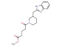 methyl 5-[3-(1H-benzimidazol-2-ylmethyl)-1-piperidinyl]-5-oxopentanoate