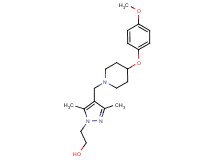 2-(4-{[4-(4-methoxyphenoxy)-1-piperidinyl]methyl}-3,5-dimethyl-1H-pyrazol-1-yl)ethanol