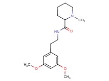 N-[2-(3,5-dimethoxyphenyl)ethyl]-1-methylpiperidine-2-carboxamide