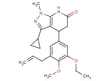 4-(3-allyl-5-ethoxy-4-methoxyphenyl)-3-cyclopropyl-1-methyl-1,4,5,7-tetrahydro-6H-pyrazolo[3,4-b]pyridin-6-one