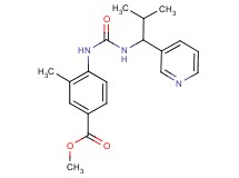 methyl 3-methyl-4-({[(2-methyl-1-pyridin-3-ylpropyl)amino]carbonyl}amino)benzoate
