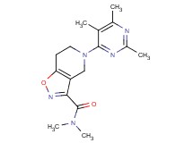 N,N-dimethyl-5-(2,5,6-trimethylpyrimidin-4-yl)-4,5,6,7-tetrahydroisoxazolo[4,5-c]pyridine-3-carboxamide