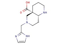 (4aS*,8aR*)-6-(1H-imidazol-2-ylmethyl)octahydro-1,6-naphthyridine-4a(2H)-carboxylic acid