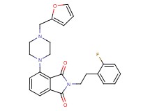2-[2-(2-fluorophenyl)ethyl]-4-[4-(2-furylmethyl)-1-piperazinyl]-1H-isoindole-1,3(2H)-dione
